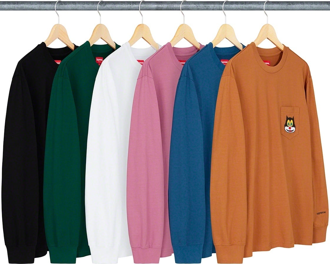 Cat L/S Pocket Tee